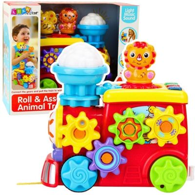 LEANToys Lokomotywa interaktywna dla malucha LEANToys Lokomotywa interaktywna dla malucha