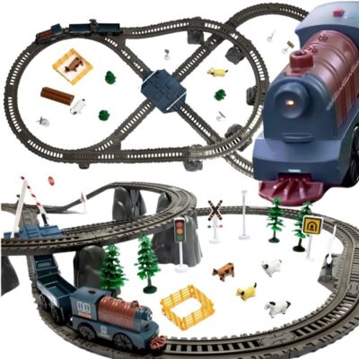 Lean Toys LOKOMOTYWA TOWAROWA ELEKTRYCZNA ZESTAW Lean Toys LOKOMOTYWA TOWAROWA ELEKTRYCZNA ZESTAW
