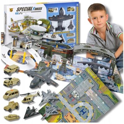 Inna producent LOTNISKO BAZA WOJSKOWA ZESTAW XL ZABAWKA DLA DZIECI SAMOLOTY POJAZDY HANGAR Inna producent LOTNISKO BAZA WOJSKOWA ZESTAW XL ZABAWKA DLA DZIECI SAMOLOTY POJAZDY HANGAR