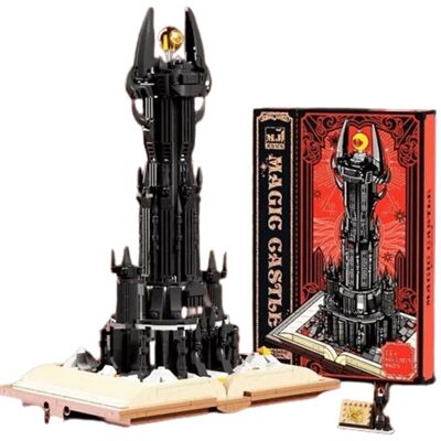 Inny producent LOTR Magiczny Zamek Barad-dûr LED – Klocki MJI 13018 MOC 969el. TECHNIC / MJI Inny producent LOTR Magiczny Zamek Barad-dûr LED – Klocki MJI 13018 MOC 969el. TECHNIC / MJI