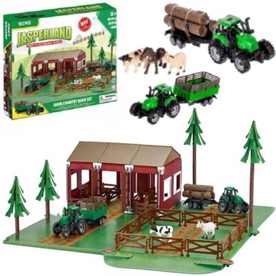 Lt223 Landtoys Duża Farma Traktor X2 Zwierzęta Zagroda Dla Dzieci Lt223 Landtoys Duża Farma Traktor X2 Zwierzęta Zagroda Dla Dzieci