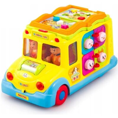 LandToys Lt70 Interaktywny Autobus Szkolny Jeździ Książka LandToys Lt70 Interaktywny Autobus Szkolny Jeździ Książka