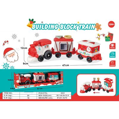 Lean Toys Magiczny Pociąg Świąteczny Z Wagonami Lean Toys Magiczny Pociąg Świąteczny Z Wagonami