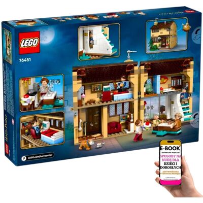 Magiczny zestaw LEGO Harry Potter™ z domem przy Privet Drive (76451) – PREZENT DLA DZIECKA, które kocha czarodziejskie historie + EBOOK-3 Magiczny zestaw LEGO Harry Potter™ z domem przy Privet Drive (76451) – PREZENT DLA DZIECKA, które kocha czarodziejskie historie + EBOOK-3