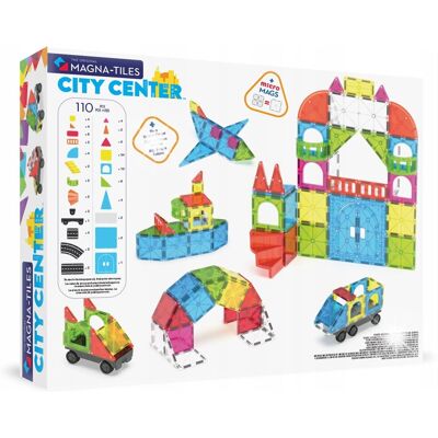 MAGNA-TILES Klocki Magnetyczne City Center 110 el. MAGNA-TILES Klocki Magnetyczne City Center 110 el.