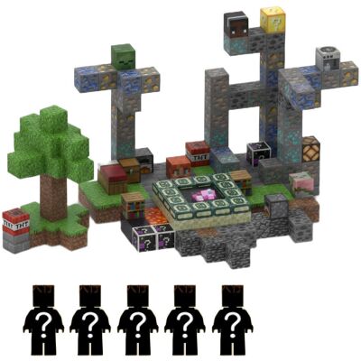 Inny producent Magnetic Cubes Zestaw Minecraft Klocki Magnetyczne Park Minerałów 186 el. XJB104 Inny producent Magnetic Cubes Zestaw Minecraft Klocki Magnetyczne Park Minerałów 186 el. XJB104