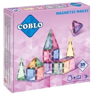 NoName Pastel Magnetyczne Klocki Konstrukcyjne - Zestaw do Budowania NoName Pastel Magnetyczne Klocki Konstrukcyjne - Zestaw do Budowania