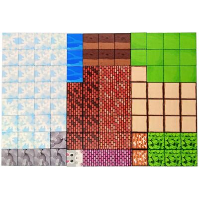 Pegaz Toys Magnetyczne KLOCKI KONSTRUKCYJNE SZEŚCIANY Pixele Kostki 96 Elementów 3D Pegaz Toys Magnetyczne KLOCKI KONSTRUKCYJNE SZEŚCIANY Pixele Kostki 96 Elementów 3D