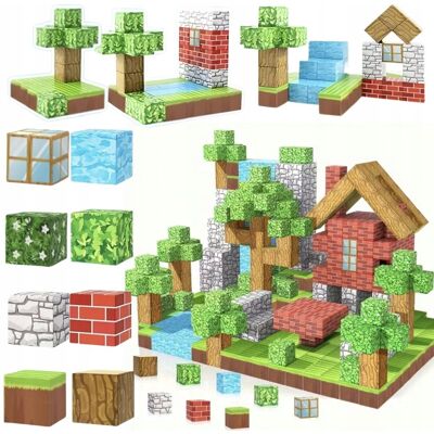 Inny producent MAGNETYCZNE KLOCKI SZEŚCIANY PIXELE DLA DZIECI FIGURKI KONSTRUKCYJNE 100 el Inny producent MAGNETYCZNE KLOCKI SZEŚCIANY PIXELE DLA DZIECI FIGURKI KONSTRUKCYJNE 100 el