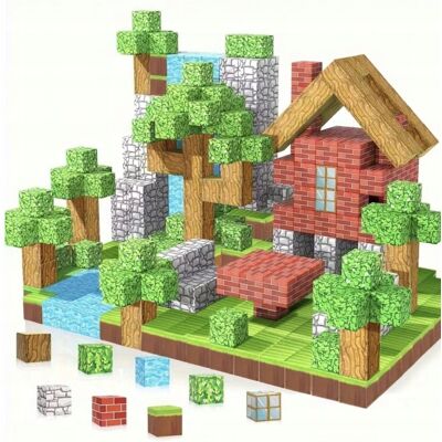 Inny producent MAGNETYCZNE KLOCKI SZEŚCIANY PIXELE DLA DZIECI FIGURKI KONSTRUKCYJNE 200 el Inny producent MAGNETYCZNE KLOCKI SZEŚCIANY PIXELE DLA DZIECI FIGURKI KONSTRUKCYJNE 200 el