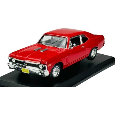 Maisto 1970 Chevrolet Nova Ss Czerwony 1:18 31132 Maisto 1970 Chevrolet Nova Ss Czerwony 1:18 31132
