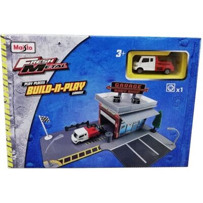 Maisto Build N Play Garaż Body Shop z Autem Maisto Build N Play Garaż Body Shop z Autem