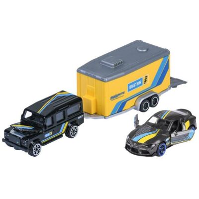 Majorette 2-Pack Land Rover Defender 110 + Toyota Gr Supra 1:64 8502003001 Majorette 2-Pack Land Rover Defender 110 + Toyota Gr Supra 1:64 8502003001