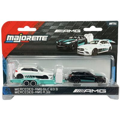 MAJORETTE 2-PACK MERCEDES-AMG GLC 63 S + MERCEDES-AMG A 35 1:64 8502103000 MAJORETTE 2-PACK MERCEDES-AMG GLC 63 S + MERCEDES-AMG A 35 1:64 8502103000