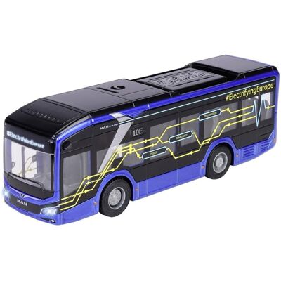Majorette 213743008 Seria Grand: metalowe, wytrzymałe pojazdy dostępne w większym wydaniu, Autobus MAN Lion z funkcją światła i dźwięku w skali 1:43.. Majorette 213743008 Seria Grand: metalowe, wytrzymałe pojazdy dostępne w większym wydaniu, Autobus MAN Lion z funkcją światła i dźwięku w skali 1:43..