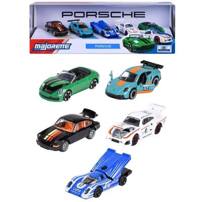 MAJORETTE PORSCHE 5-PACK 1:64 8502105002 MAJORETTE PORSCHE 5-PACK 1:64 8502105002