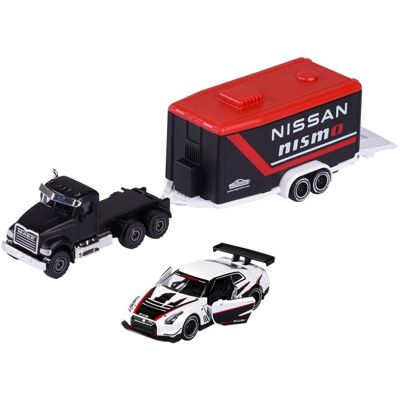 Majorette Racing 2-Pack Nissan Gt-R Nismo Gt3 + Mack Granite 1:64 8502003001 Majorette Racing 2-Pack Nissan Gt-R Nismo Gt3 + Mack Granite 1:64 8502003001
