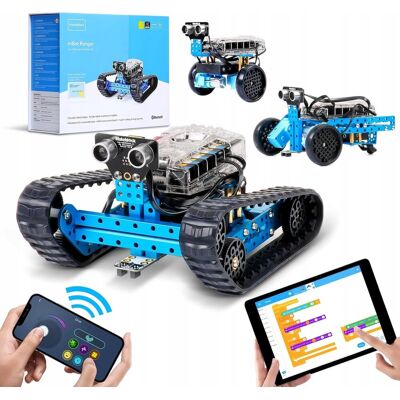 Makeblock mBot Ranger programowalny robot dla dzieci 3w1 zdalnie sterowany Makeblock mBot Ranger programowalny robot dla dzieci 3w1 zdalnie sterowany
