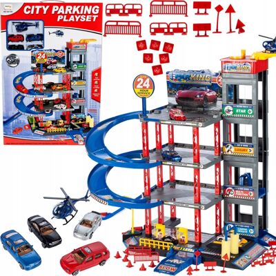 MalPlay, parking garaż piętrowy winda samochody auta 3szt MalPlay, parking garaż piętrowy winda samochody auta 3szt