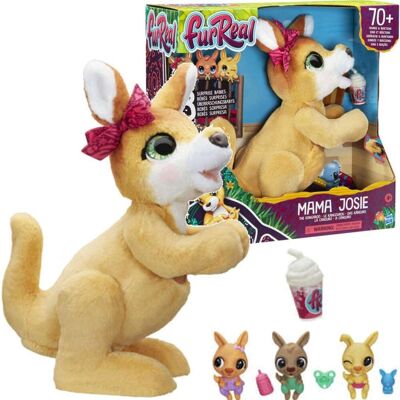 Hasbro Mama Kangaroo Interaktywny Pluszowy Kangur Josie 32cm Fur Real Hasbro Mama Kangaroo Interaktywny Pluszowy Kangur Josie 32cm Fur Real
