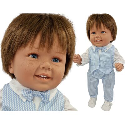 Paola Reina MANOLO HISZPAŃSKA LALKA BOY CHŁOPIEC 47CM 5226 BRĄZ PIEGI Paola Reina MANOLO HISZPAŃSKA LALKA BOY CHŁOPIEC 47CM 5226 BRĄZ PIEGI