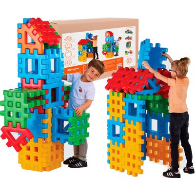 Marioinex Maxi Waffle Klocki Konstrukcyjne - Edukacyjne, Kolorowe, Trwałe Marioinex Maxi Waffle Klocki Konstrukcyjne - Edukacyjne, Kolorowe, Trwałe
