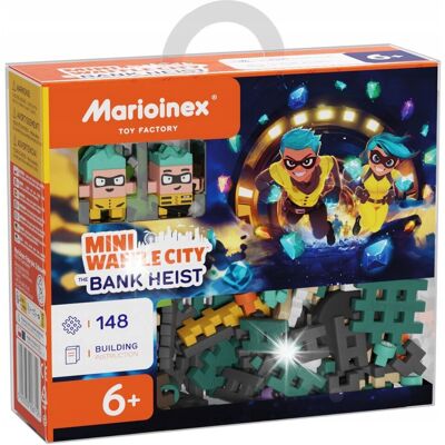 Marioinex Mini Waffle City Klocki Konstrukcyjne 148 El. Napad Na Bank 6+ Marioinex Mini Waffle City Klocki Konstrukcyjne 148 El. Napad Na Bank 6+