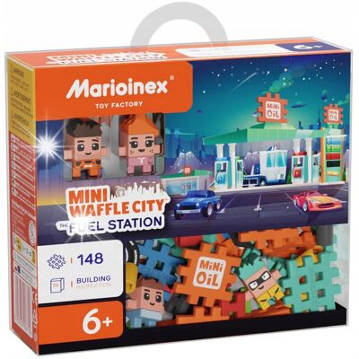 Marioinex Mini Waffle City Klocki Konstrukcyjne 148 El. Stacja Benzynowa 6+ Marioinex Mini Waffle City Klocki Konstrukcyjne 148 El. Stacja Benzynowa 6+