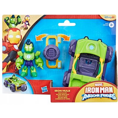 Marvel Iron Man Awesome Friends Figurka i Pojazd Iron Hulk Hasbro G1472 Marvel Iron Man Awesome Friends Figurka i Pojazd Iron Hulk Hasbro G1472