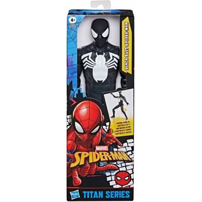 Marvel Spider-Man Figurka Black Suit Spider Man 30 cm Titan Series Hasbro Marvel Spider-Man Figurka Black Suit Spider Man 30 cm Titan Series Hasbro