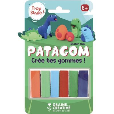 Creative Masa do tworzenia gumek 6x25g Dinozaury Creative Masa do tworzenia gumek 6x25g Dinozaury