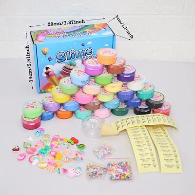 MPMAX Masa Plastyczna Zestaw Do Robienia Slime Glutów Butter 30 Kolorów Akcesoria MPMAX Masa Plastyczna Zestaw Do Robienia Slime Glutów Butter 30 Kolorów Akcesoria