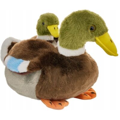 Beppe Maskotka Kaczka Polska Krzyżówka z dzieckiem - 20cm Beppe Maskotka Kaczka Polska Krzyżówka z dzieckiem - 20cm