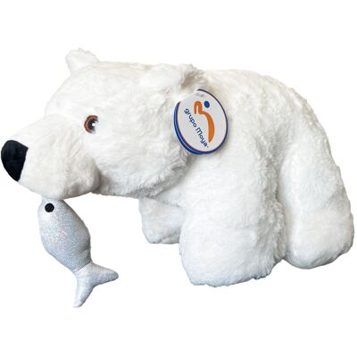 Barrado MASKOTKA NIEDŹWIEDŹ POLARNY 45 CM PLUSZOWY MIŚ PLUSZAK PRZYTULANKA Barrado MASKOTKA NIEDŹWIEDŹ POLARNY 45 CM PLUSZOWY MIŚ PLUSZAK PRZYTULANKA
