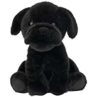 Beppe Maskotka Piesek Buldog Czarny Bulldog Siedzący Realistyczny - 25cm Beppe Maskotka Piesek Buldog Czarny Bulldog Siedzący Realistyczny - 25cm