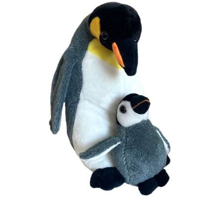 Beppe Maskotka Pingwin z dzieckiem, 25 cm Beppe Maskotka Pingwin z dzieckiem, 25 cm