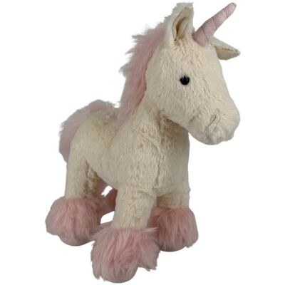 Inny producent Maskotka Pluszowa Pluszak Zabawka Biało Różowy Unicorn Jednorożec 30Cm Inny producent Maskotka Pluszowa Pluszak Zabawka Biało Różowy Unicorn Jednorożec 30Cm