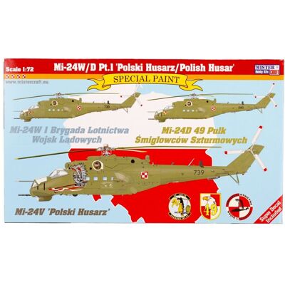 Mastercraft, Helikopter sklejany 1 72 polski Husarz Mi24W/D, F-46 Olym Mastercraft, Helikopter sklejany 1 72 polski Husarz Mi24W/D, F-46 Olym