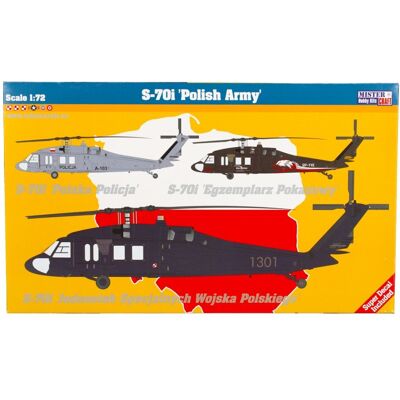 MisterCraft S-70i Polski Armii Helikopter Model - Skala 1:72 MisterCraft S-70i Polski Armii Helikopter Model - Skala 1:72