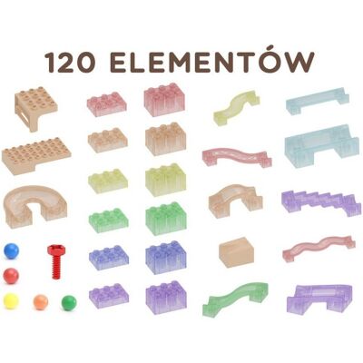 MASTERKIDZ Zestaw Konstrukcyjny Tor dla Piłek Tablica STEM 120elementów MASTERKIDZ Zestaw Konstrukcyjny Tor dla Piłek Tablica STEM 120elementów