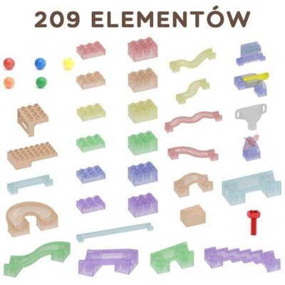MASTERKIDZ Zestaw Konstrukcyjny Tor dla Piłek Tablica STEM 209elementów MASTERKIDZ Zestaw Konstrukcyjny Tor dla Piłek Tablica STEM 209elementów