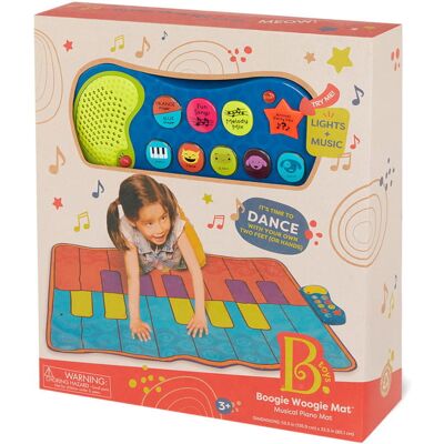 Mata muzyczna - pianino podłogowe do tańca i miksowania muzyki Boogie Woogie Mat, B.Toys Mata muzyczna - pianino podłogowe do tańca i miksowania muzyki Boogie Woogie Mat, B.Toys