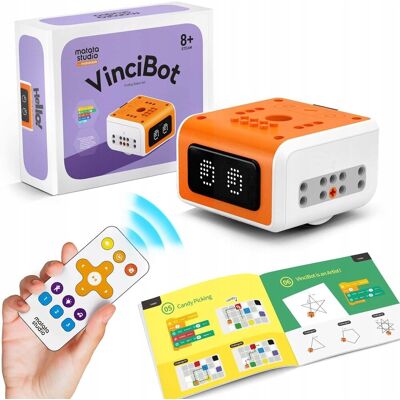 Inny producent MatataStudio VinciBot programowalny robot AI dla dzieci zdalnie sterowany Inny producent MatataStudio VinciBot programowalny robot AI dla dzieci zdalnie sterowany