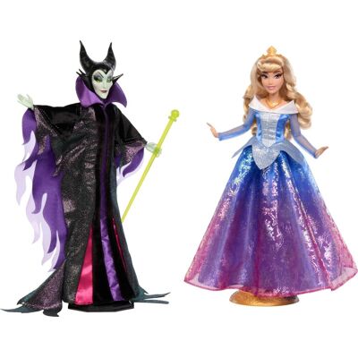Disney Diabolina i Aurora Lalki kolekcjonerskie Mattel 2-pak lalek modowych inspirowanych filmem „Śpiąca królewna” Disneya, prezenty dla dzie.. Disney Diabolina i Aurora Lalki kolekcjonerskie Mattel 2-pak lalek modowych inspirowanych filmem „Śpiąca królewna” Disneya, prezenty dla dzie..
