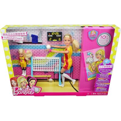 Mattel Lalka Barbie Chelsea Zestaw Siatkarka Mattel Lalka Barbie Chelsea Zestaw Siatkarka