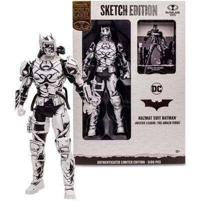 Mcfarlane Dc Multiverse Figurka Hazmat Suit Batman (Line Art) (Gold Label) 18 Cm Mcfarlane Dc Multiverse Figurka Hazmat Suit Batman (Line Art) (Gold Label) 18 Cm