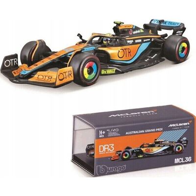 McLaren MCL36 F1 #4 Norris KASK BBurago 1:43 McLaren MCL36 F1 #4 Norris KASK BBurago 1:43