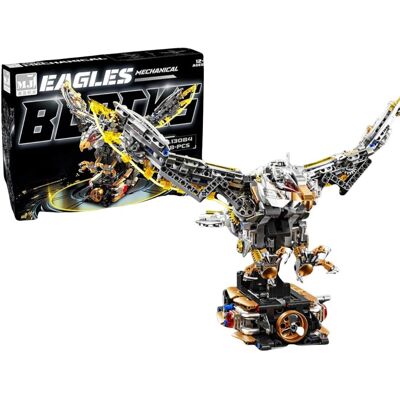 Mould King Mechaniczny Orzeł LED - Klocki MJI 13084 MOC 1168el. TECHNIC Mould King Mechaniczny Orzeł LED - Klocki MJI 13084 MOC 1168el. TECHNIC