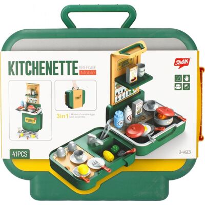 Mega Creative, Kuchnia 3w1 w walizce akcesoria, 498774 Mega Creative, Kuchnia 3w1 w walizce akcesoria, 498774