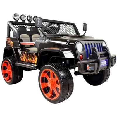 Super Mega Jeep Sunshine, Napęd 4X4, 2X12V, Wolny Start/ Miękkie Koła, Bluetooth, Radio Exclusive/2388 Super Mega Jeep Sunshine, Napęd 4X4, 2X12V, Wolny Start/ Miękkie Koła, Bluetooth, Radio Exclusive/2388